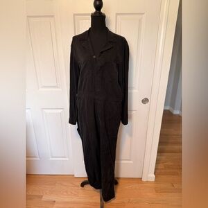 RtA Black Long-Sleeve Jumpsuit
